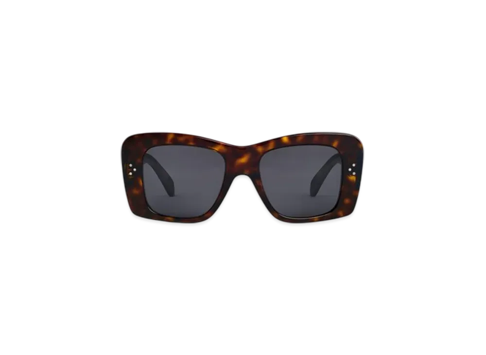 【CELINE】スクエア S321 サングラス アセテート★レッドハバナ SQUARE S321 SUNGLASSES IN ACETATE - | CELINE