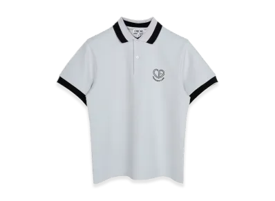 Dior Kids Logo Polo Shirt "Gray"