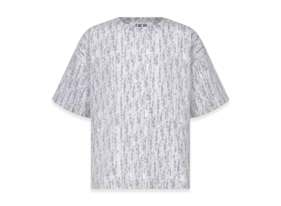 Dior Kids T-Shirt Oblique Cotton Jersey with Camouflage Effect "Gray"
