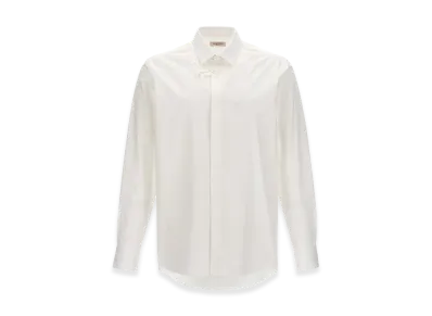 Valentino Shirt With Flower Patch "White"