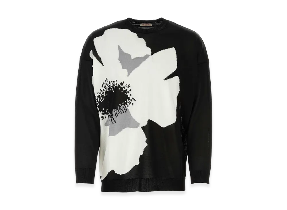 Valentino Viscose Sweater "Black"