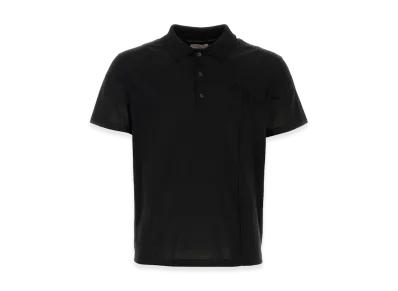 Valentino Cotton Polo Shirt "Black"