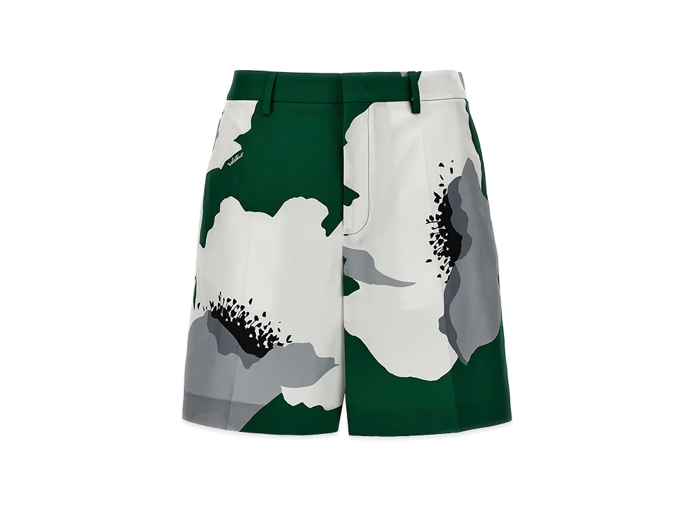 Valentino Floral Print Bermuda Shorts "Multicolor"