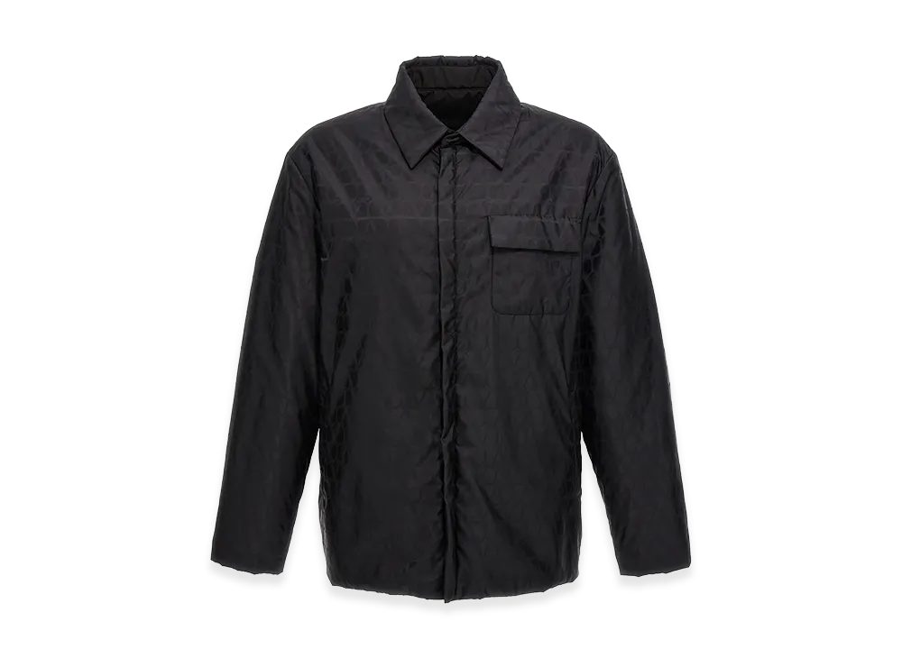 Valentino 'toile Iconographe' Reversible Jacket "Black"