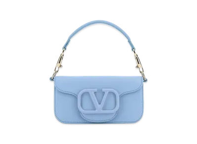 Valentino Women's Leather Loco Handbag "Light Blue"