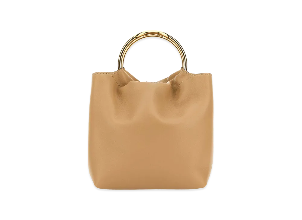 Valentino Women's Leather Bucket Bag "Beige"