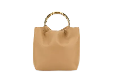Valentino Women's Leather Bucket Bag "Beige"