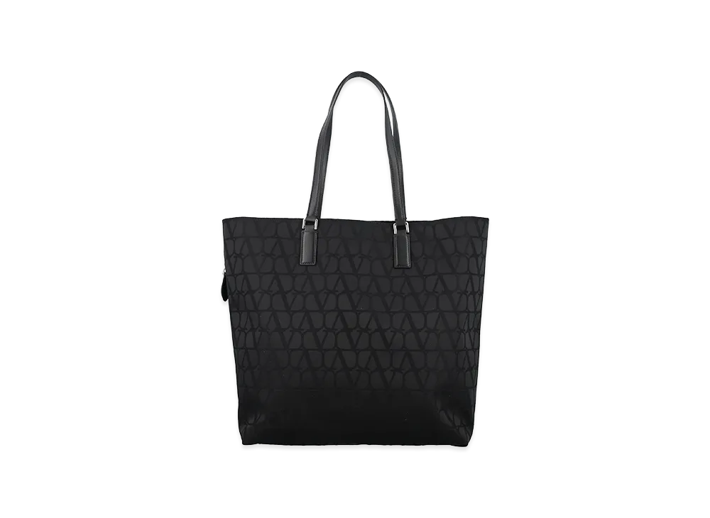 Valentino Tolie Iconographe Shopping Bag "Black"