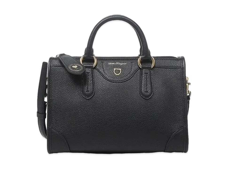 Salvatore Ferragamo Travel Handbag (S) "Black"