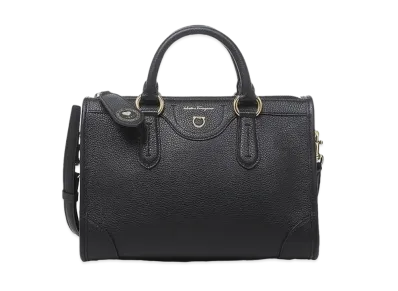 Salvatore Ferragamo Travel Handbag (S) "Black"