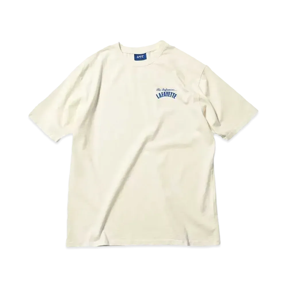 LFYT PIGMENT DYED INFAMOUS LOGO TEE "WHITE"