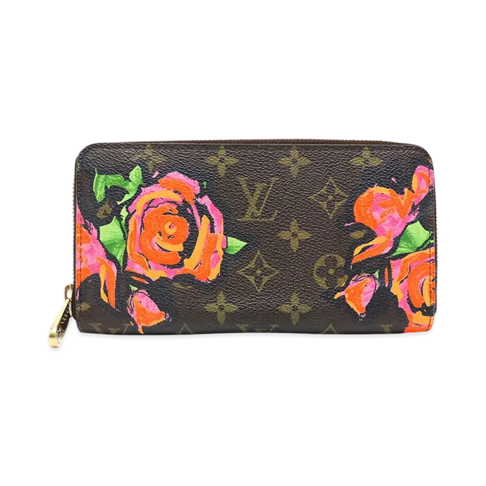 Louis Vuitton Zippy Wallet Monogram Rose Stephen Sprouse Collection