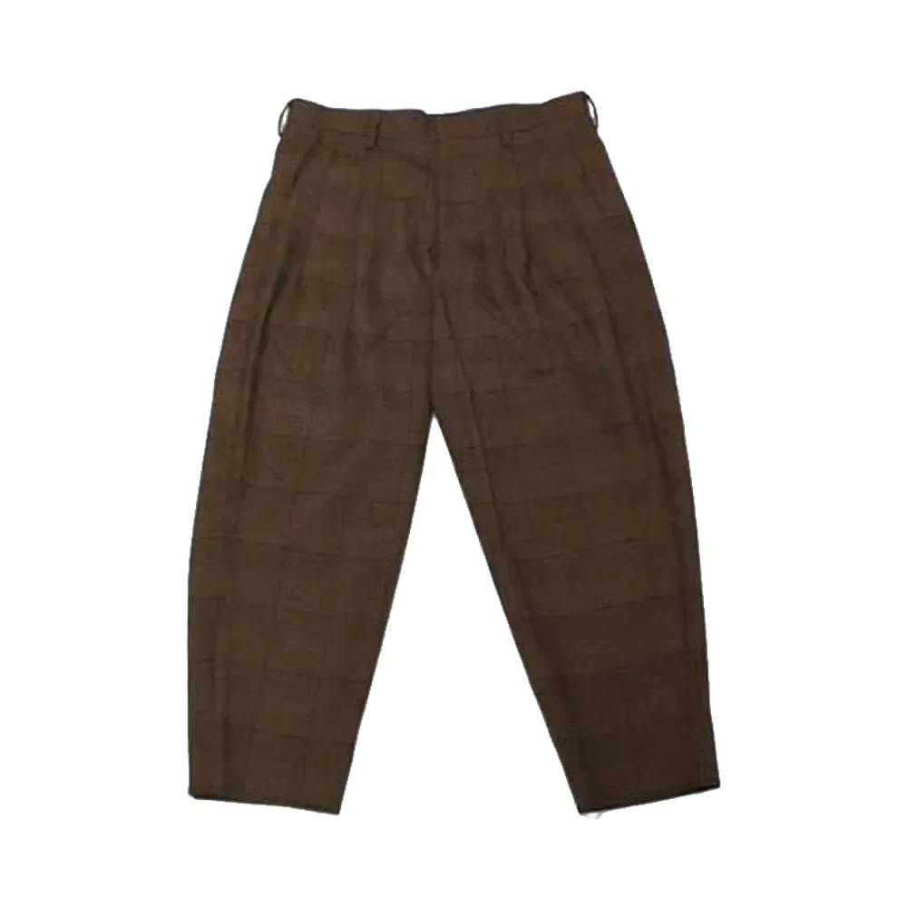kolor Polyester Wool Pants "Brown"