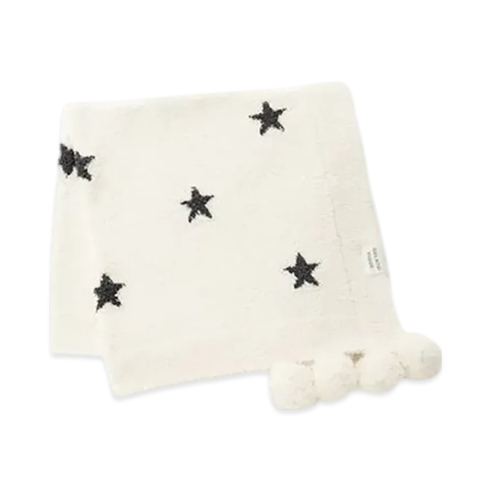 GELATO PIQUE Kids Powder Star Jacquard Blanket "Off White"