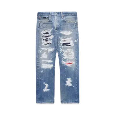 HYPE DROP x INNOCENCE NYC EXCLUSIVE DESTROY DENIM PANTS 34inch "Indigo"