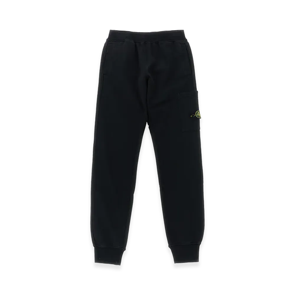 Stone Island Kids Jogging Logo Badge "Black"