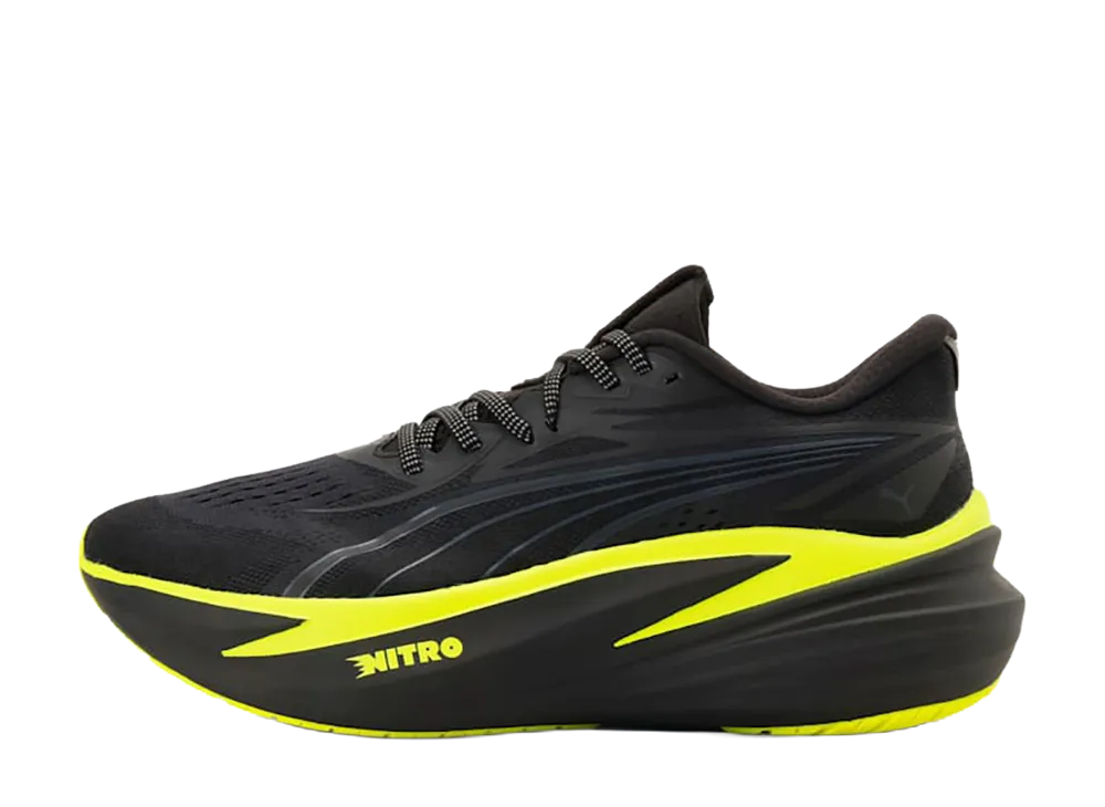 Aston Martin Aramco F1 Team × Puma MagMax Nitro 2 "PUMA Black/Lime Shimmer/Green Lux"