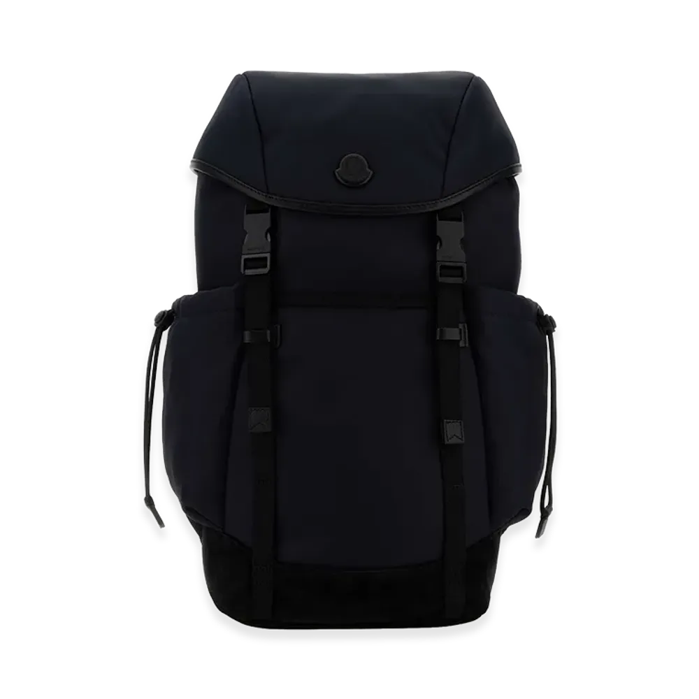 MONCLER Canvas Backpack "Midnight Blue"