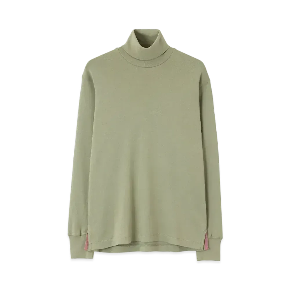 Paul Smith Roll Neck Cut And Sew "LightGreen"