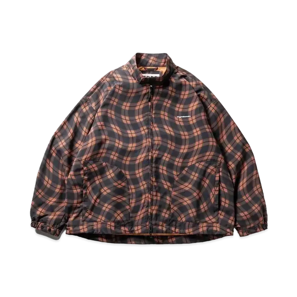 TIGHTBOOTH Wave Plaid Jacket "Orange"