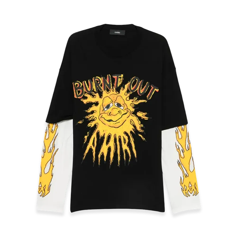 AMIRI Long Sleeve T-Shirts "Black"