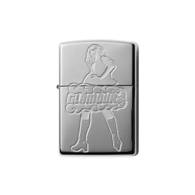 HYSTERIC GLAMOUR Vixen Girl Zippo "Silver"