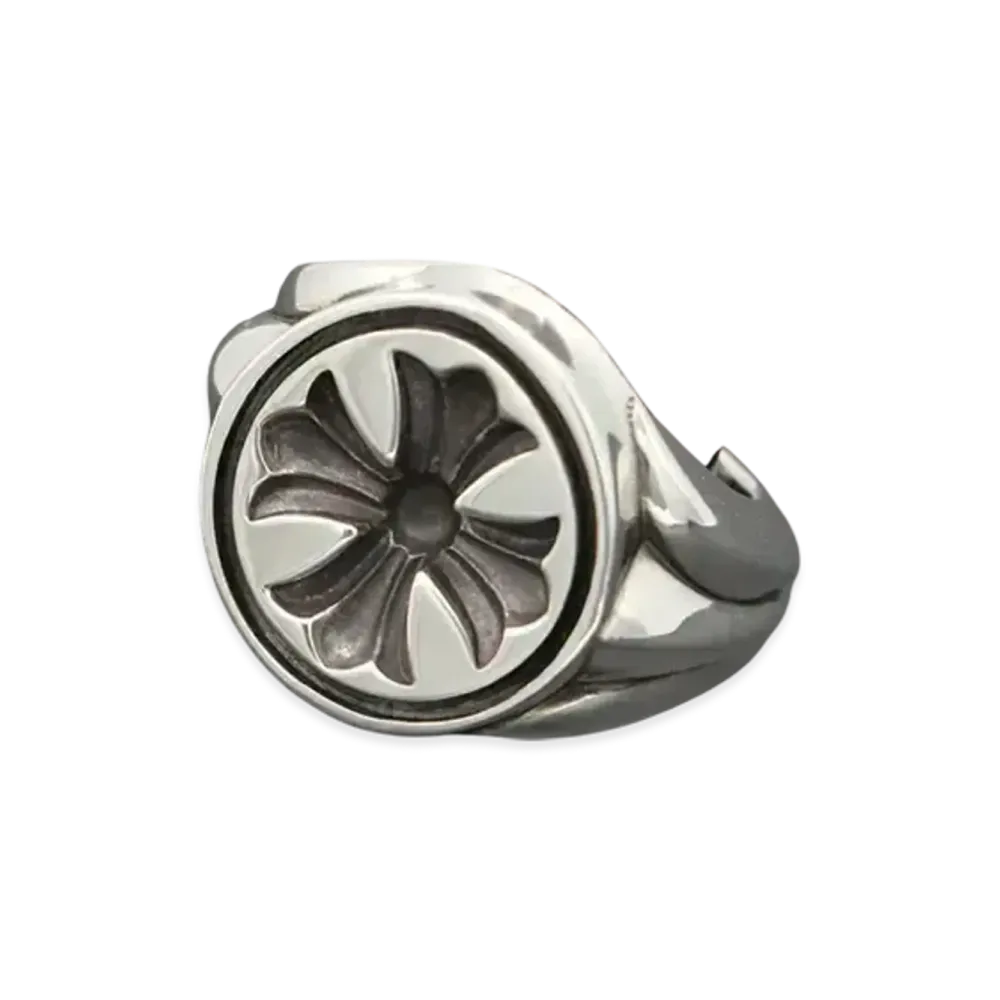 Chrome Hearts CH Seal Stamp Ring "Silver"