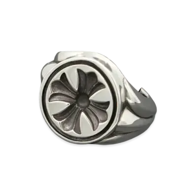 Chrome Hearts CH Seal Stamp Ring "Silver"