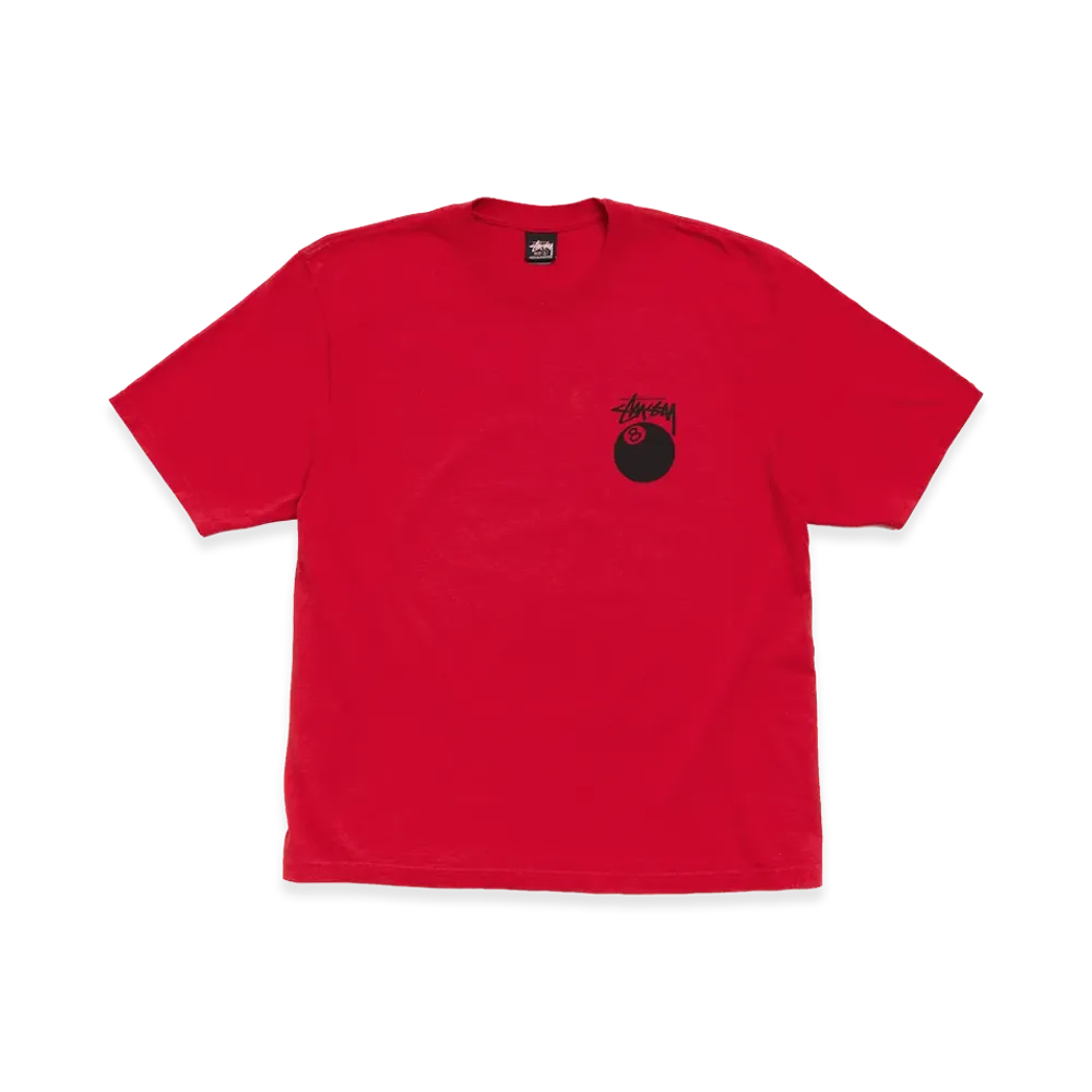ステューシー 8ボールTシャツ "レッド"