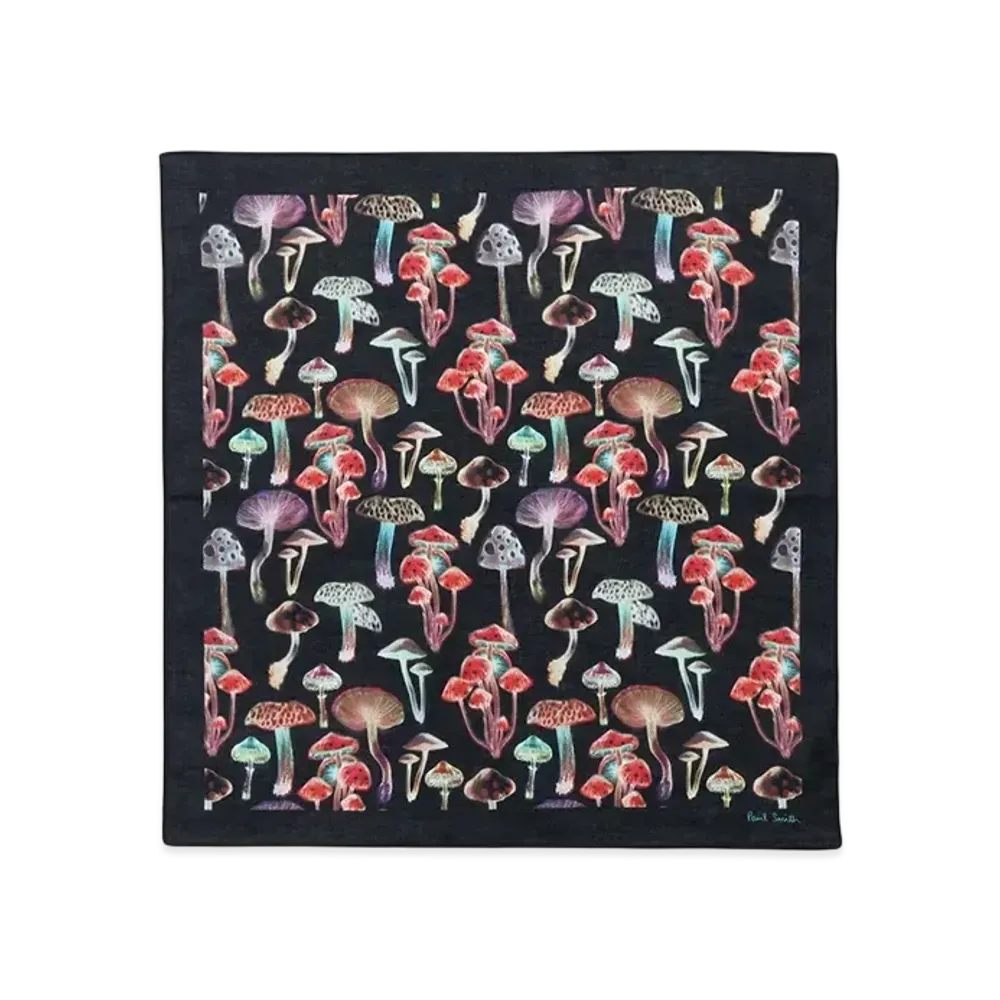 Paul Smith Mushroom Handkerchief "Black"
