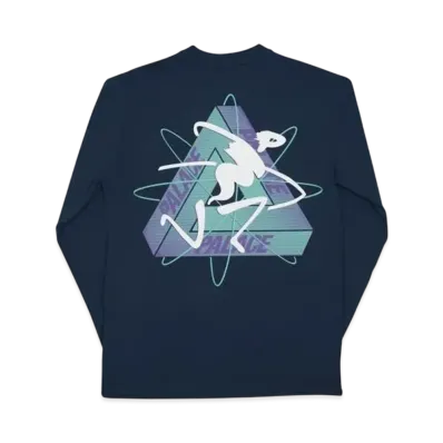 PALACE Tri-Spaced Longsleeve "Navy"