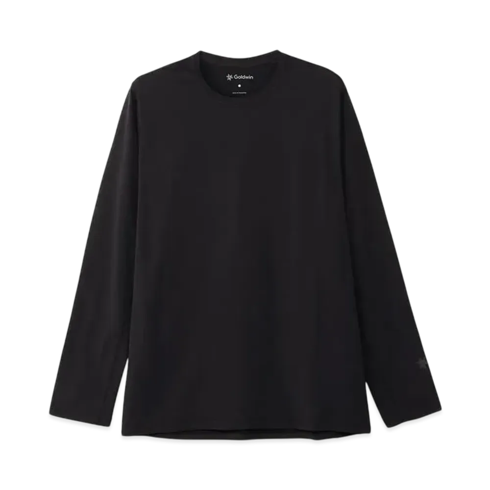 Goldwin Waffle Dry Long Sleeve T-Shirt (Unisex) "Black"