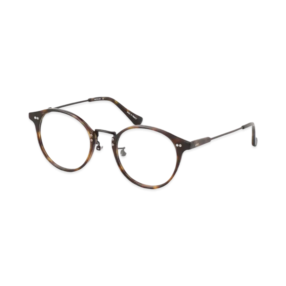 Yohji Yamamoto Y's EYEWEAR F "Demi Brown/Matt Black"