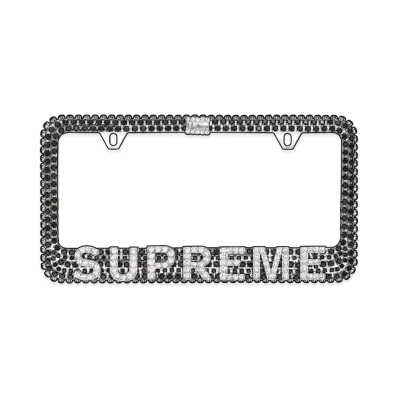 Supreme x b.b. Simon License Plate Frame "Black"