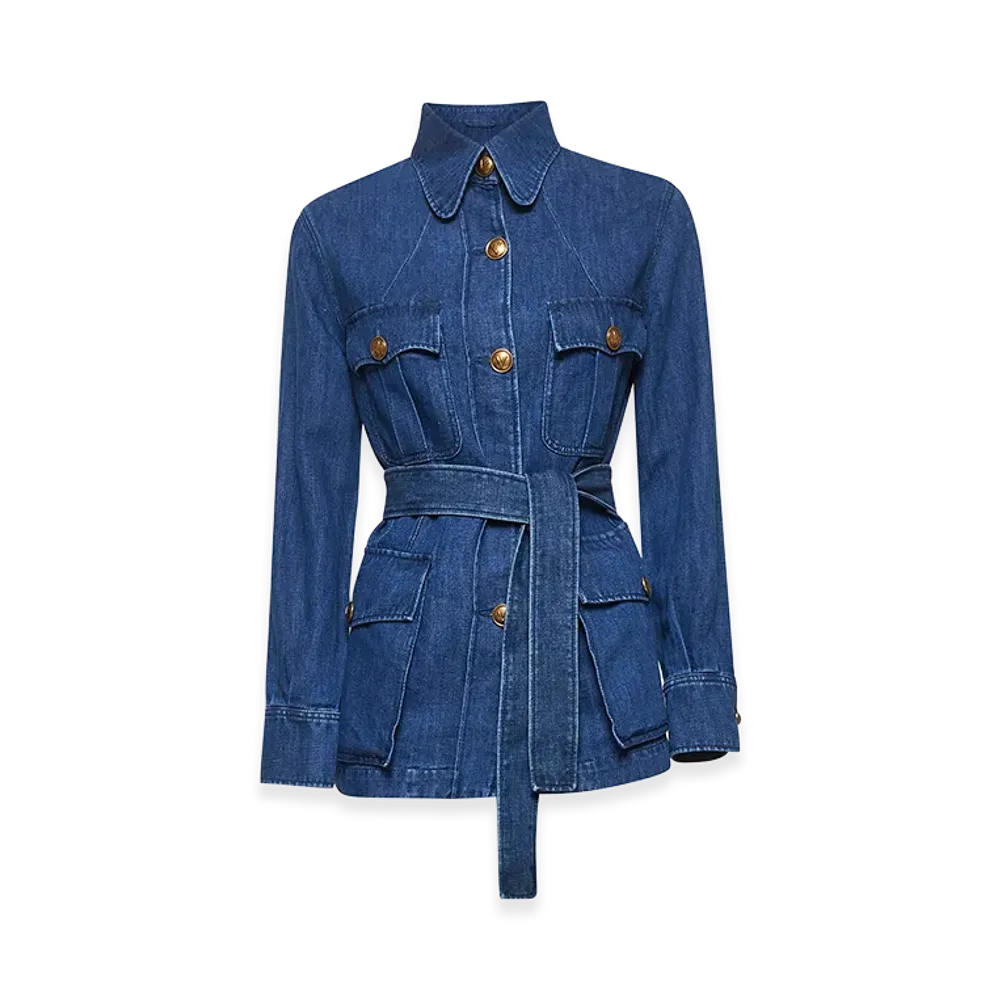 Valentino Women's Denim Jacket "Blue"