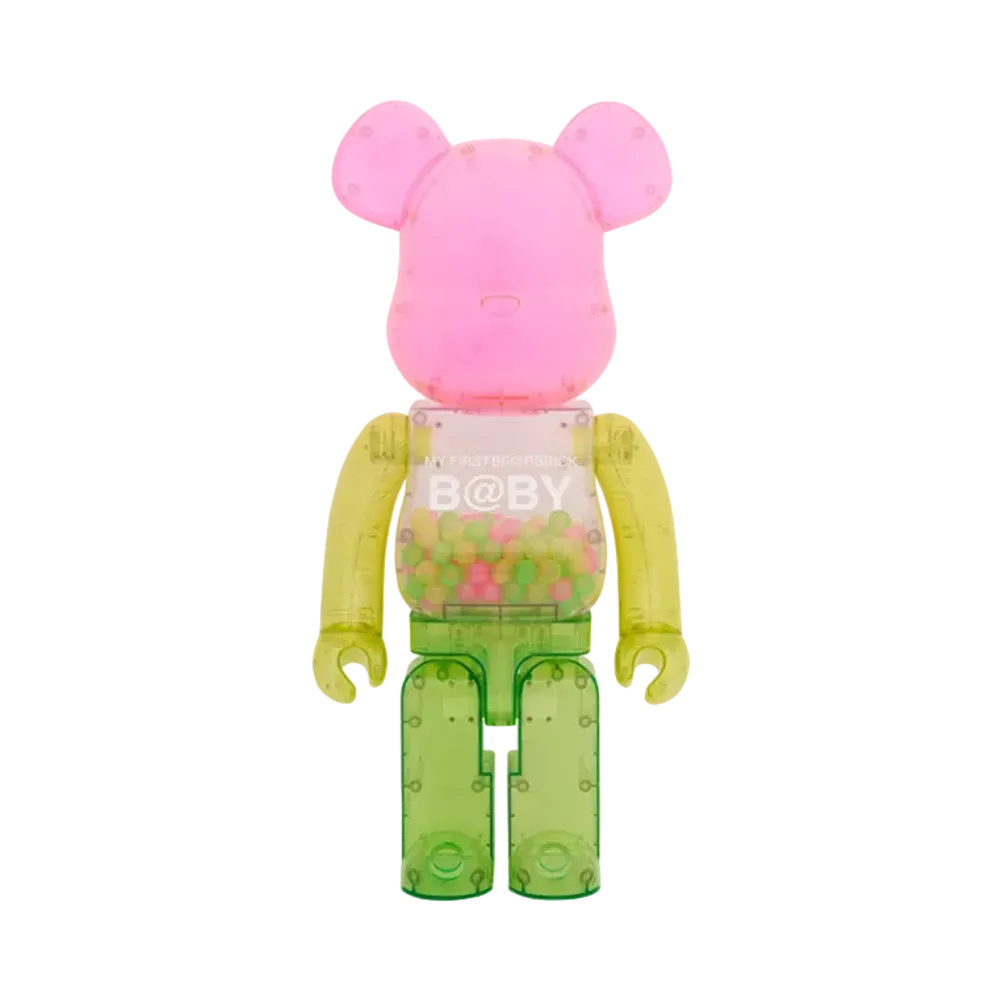 MEDICOM TOY "BEARBRICK" MY FIRST BEARBRICK BABY 1st Color Clear Ver. 1000%
