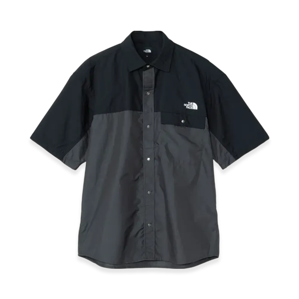 The North Face Short Sleeve Nuptse Shirt "Black/Asphalt Grey"