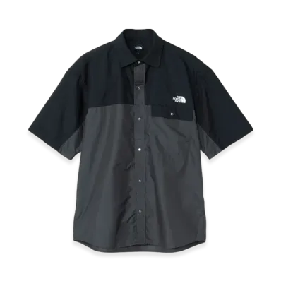 The North Face Short Sleeve Nuptse Shirt "Black/Asphalt Grey"