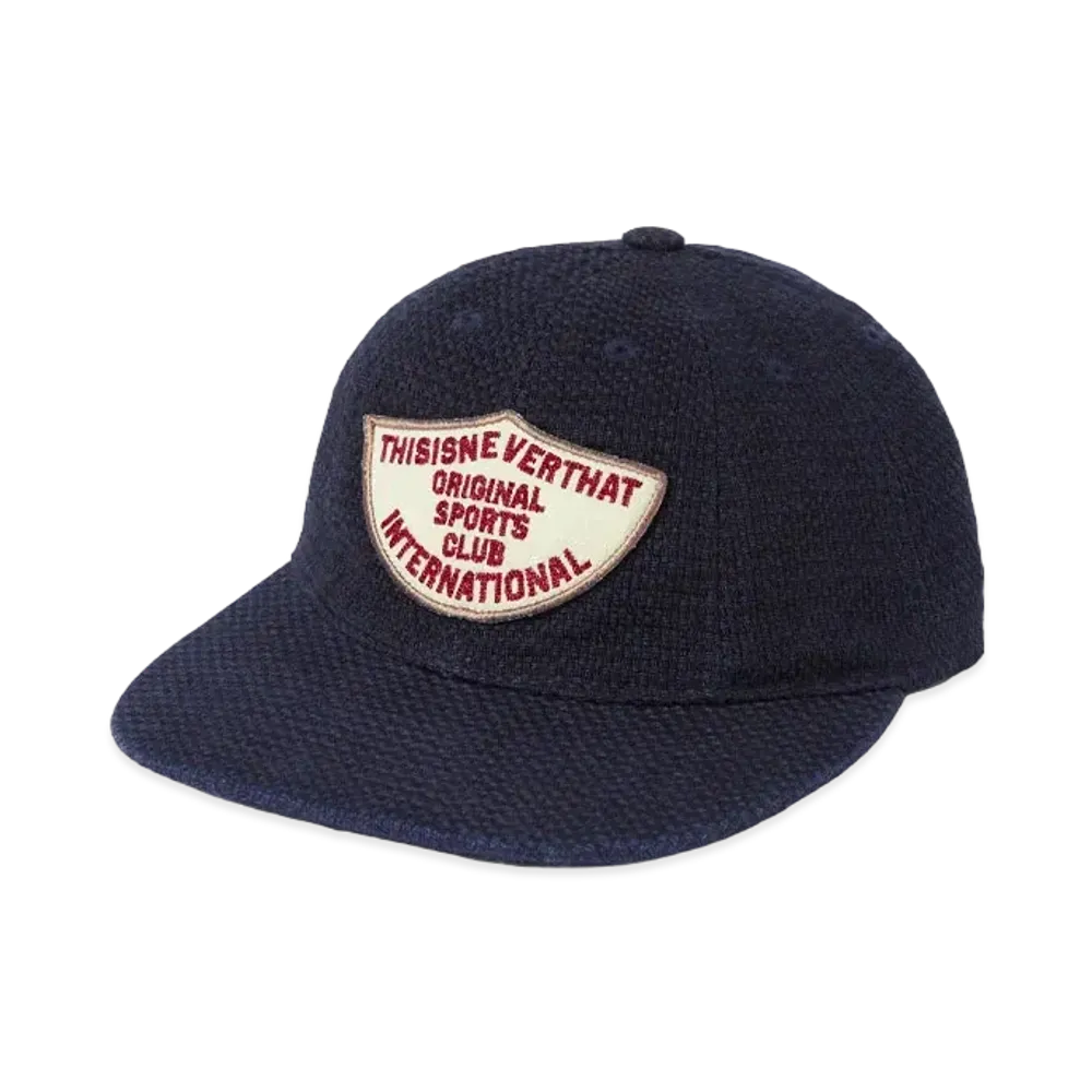 thisisneverthat Washed Dobby Patch Cap "Navy"