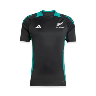 adidas All Blacks Performance T-Shirt "All Black/Pure Teal"