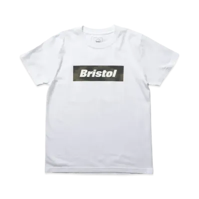 F.C.Real Bristol for Kids Speed Camo Box Logo Tee "White"