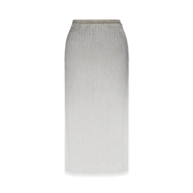 Maison Margiela Sheer Knit Midi Skirt "Dirty Wash"