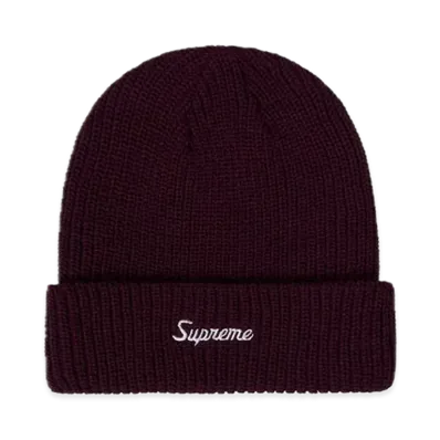 Supreme Loose Gauge Beanie "Eggplant" (21FW)