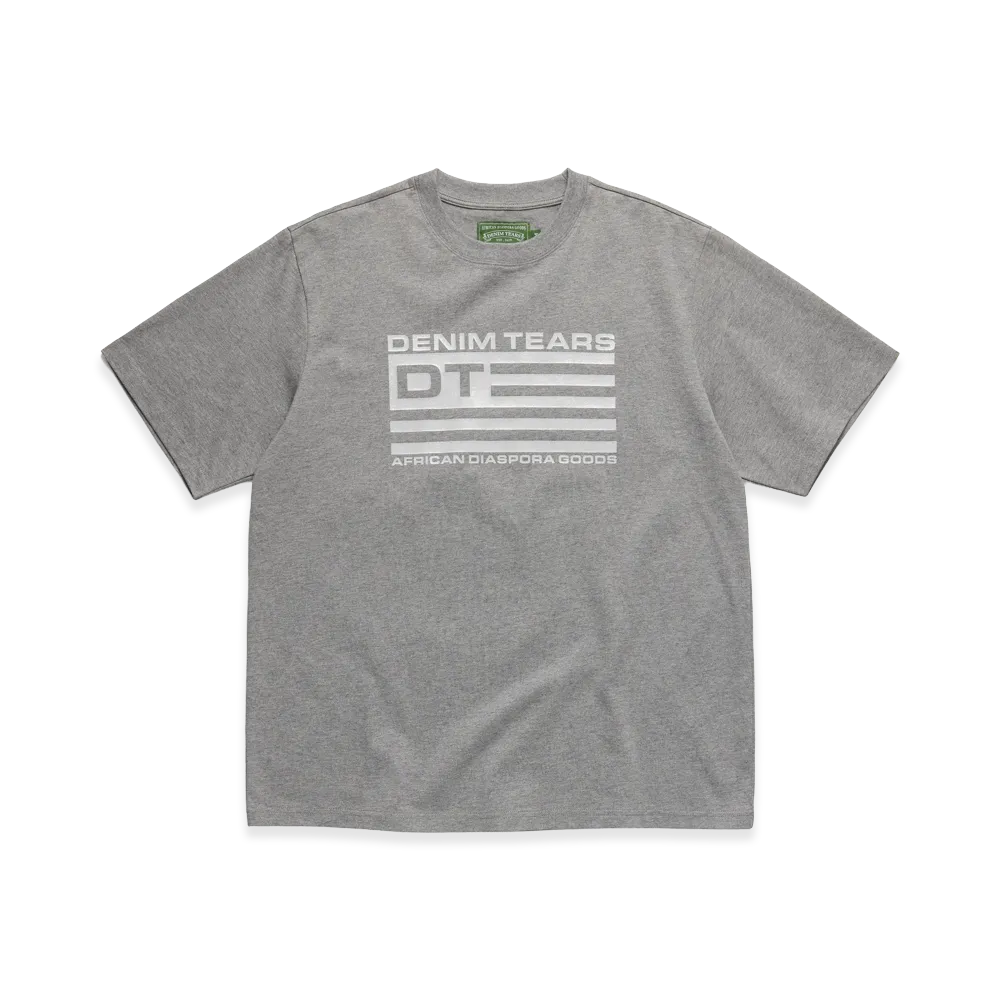 DENIM TEARS Flag Tee "Grey"
