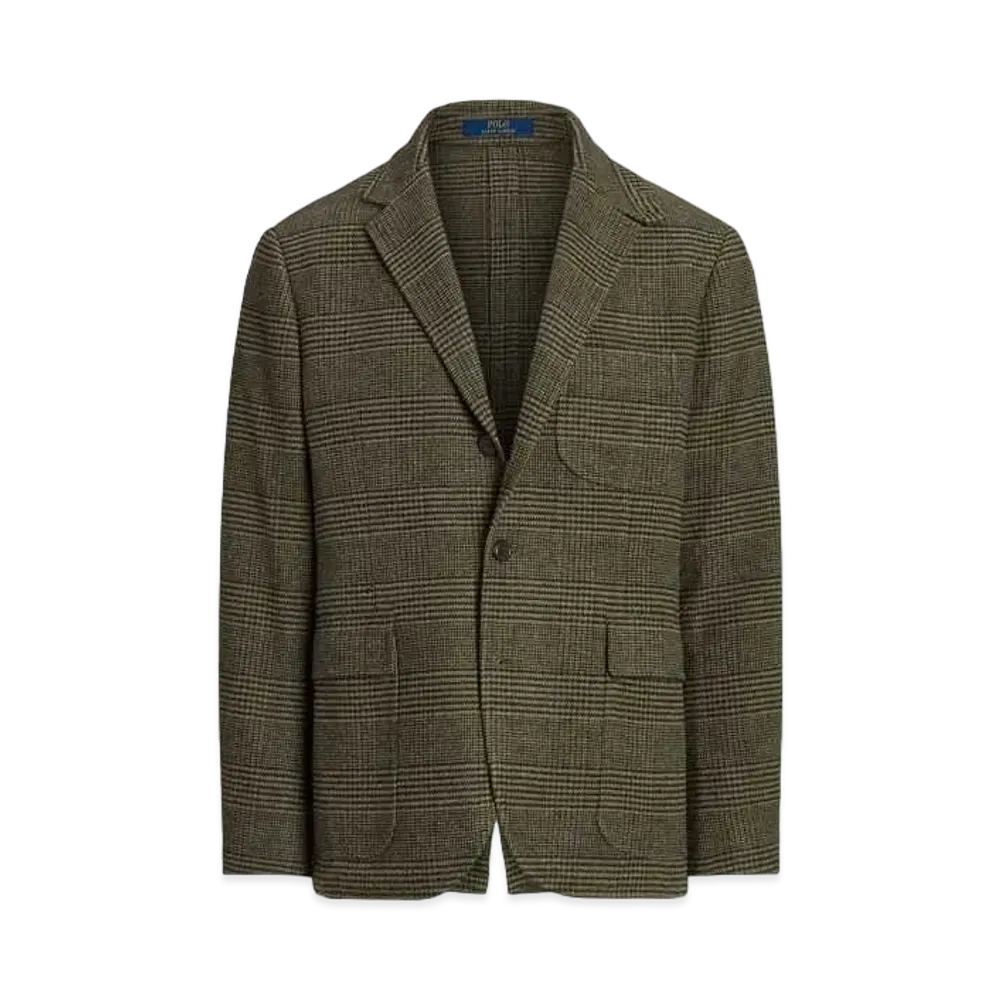 Polo Ralph Lauren Polo Modern Glen Check Twill Sport Coat "Green"