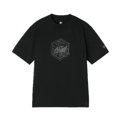 DESCENTE ALLTERRAIN Graphic T-Shirts "Black"
