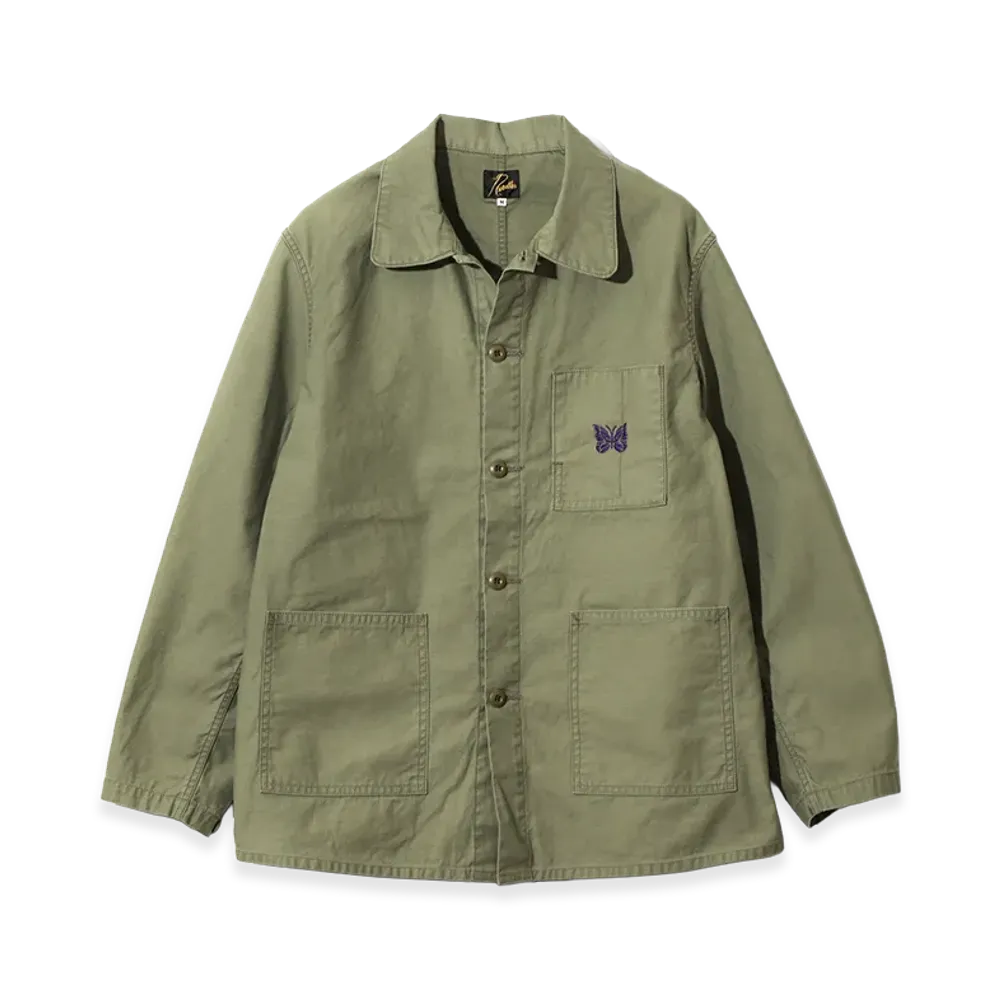 NEEDLES Coverall Reversed Sateen "Olive"