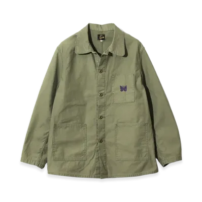 NEEDLES Coverall Reversed Sateen "Olive"