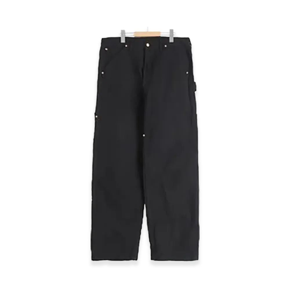 COMOLI Cotton Duck Painter Pants "Black"
