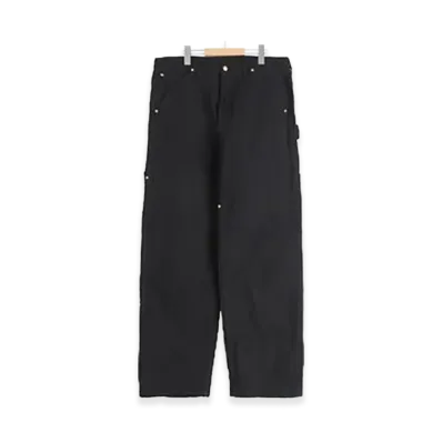COMOLI Cotton Duck Painter Pants "Black"